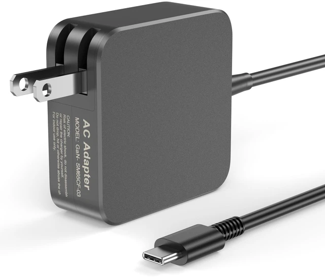 Main image of 65W USB C Charger Compatible with Microsoft Surface Pro 12 (2025) 11 10 9 8 7 6 5 4 3, Surface Pro X, Surface Laptop 7 6 5 4 3 2 1, Surface Book 3 2 1, Surface Go 3 2 1 Power Adapter