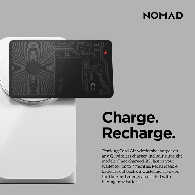 Alt view image 4 of 7 - Tracking Card Air for Android, Slim Wallet Tracker Card Compatible with Google Find Hub, IPX7 Waterproof Rechargeable Card Tracker, 7-Month Battery, 1.7mm Thin, Android OS 9 or Later