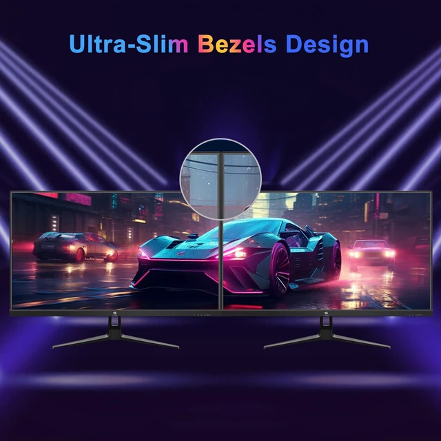 Alt view image 5 of 6 - Z-Edge 27 inch IPS Gaming Monitor, 240HZ Ultra-Fast 1ms Computer Screen UG27PJ Flat Computer Monitor, 99% DCI-P3, 120% sRGB, Dual DP 1.4 & HDMI 2.0, Metal Stand, for Office & Gaming