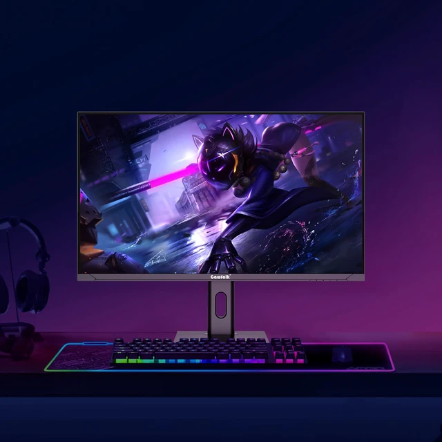 Alt view image 7 of 7 - 27 inch IPS PC Screen, 4K 160Hz Gaming Computer Monitor 3440×1440 Resolution,1ms, FreeSync, 100%sRGB, HDMI 2.1, DisplayPort,Height-adjustable and swivel,Black