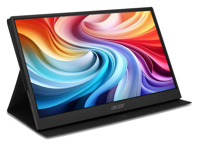 Alt view image 5 of 7 - Nitro 15.6in FHD 1920x1080 IPS 165Hz Gaming Portable Monitor PG161Q P 6ms, AMD FreeSync, Mini HDMI, 2xUSB-C, USB Hub, Speaker, External Monitor for Laptop PC/MAC, PS5, XBOX, Switch