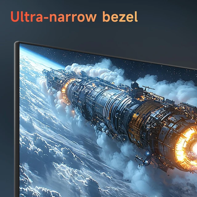 Alt view image 7 of 7 - 27 Inch 180Hz Gaming Monitor, FHD 1080p Computer Monitor, IPS 1ms MPRT, Adaptive Sync, HDMI & DP Ports, 3-Sided Frameless, Enhanced Eye Care, VESA, Tilt Adjust