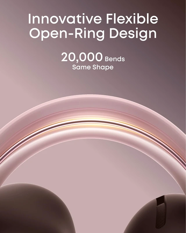 Alt view image 3 of 7 - AeroClip by Anker Open Ear Earbuds, Clip On Earbuds, Open Ring Ultra-Comfort for Running Workout, Stable, Power Bass, Hi-Res, 32H Playtime, Bluetooth 5.4, IP55 Water-Resistant, Clear Calls