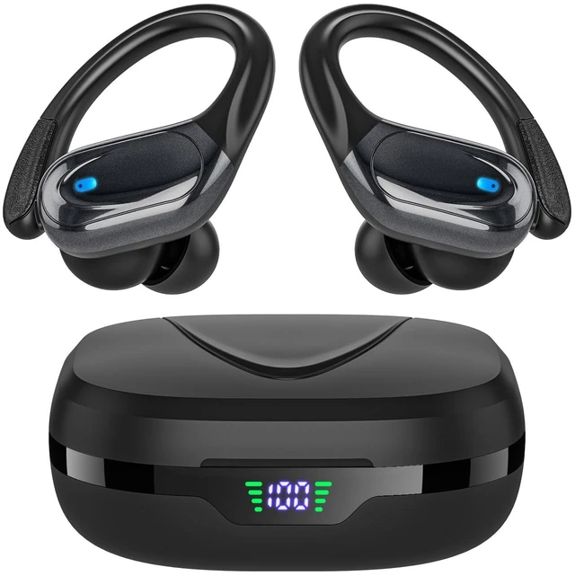 Main image of Wireless Earbuds, Sports Bluetooth Headphones, 80Hrs Playtime Ear Buds with LED Power Display, Noise Canceling Headset, IPX7 Waterproof Earphones for Workout/Running