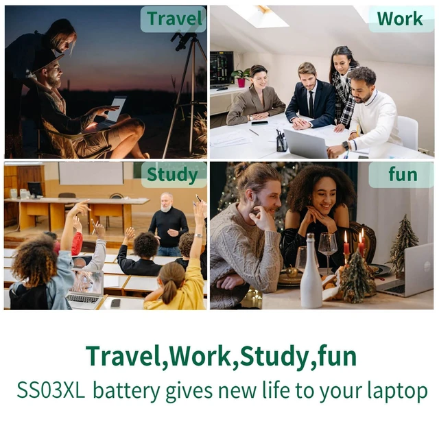 Alt view image 5 of 7 - SS03XL 933321-855 Battery for HP EliteBook 840 G5,EliteBook 730 735 740 G5 EliteBook 745 830 846 G5, 735 745 830 840 G6 ZBook 14U G6 HSN-I13C-4 HSN-112C HSTNN-LB8G 932823-421 932823-1C1 SS03050XL