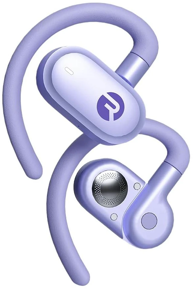 Alt view image 2 of 7 - Fitness Open Ear Earbuds Open Ear Headphones, Earbuds Wireless Bluetooth, Running Headphones, Sweat & Water-Resistant Earphones, 40 Hours Battery Life (Purple)