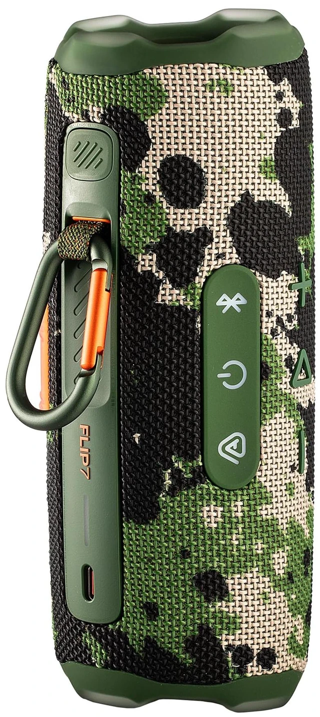 Alt view image 4 of 7 - FLIP 7 (Squad) Waterproof Portable Speaker Bundle with X-Halo Hardcase (Black)