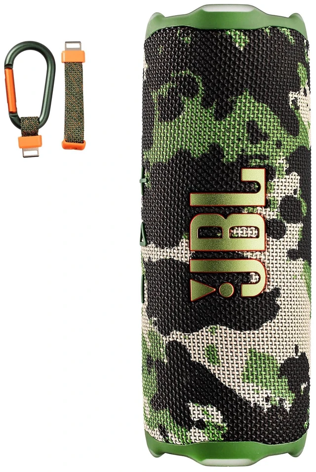 Alt view image 5 of 7 - FLIP 7 (Squad) Waterproof Portable Speaker Bundle with X-Halo Hardcase (Black)
