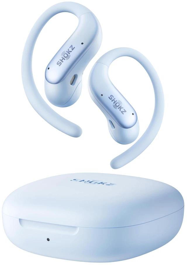 Main image of OpenFit Air 2, Open Earbuds, Black, Water Resistant, Secure Earhooks Hooked on comfort; Natural sound; Open-ear awareness; AI call clarity; IP55; Workout/leisure/work/driving use