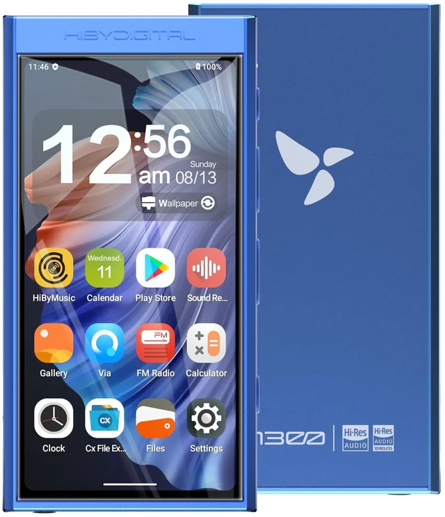 Main image of Digital M300 Android MP3 Player with Bluetooth and WiFi Streaming Player Android 13 Snapdragon 665 HiFi Audio (PCM/DSD) FM Radio Speaker Touchscreen 32GB + 2TB Expandable Storage