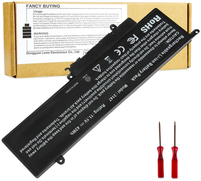 Main image of GK5KY Laptop Battery for Dell Inspiron 11 3000 3147 3148 3153 3152 3157 3158 15 7000 7558 7568 13 7353 7359 7347 7348 7352 92NCT 092NCT 4K8YH 04K8YH RHN1C 0WF28 P20T P20T001 P55F P55F001 451-BBKK