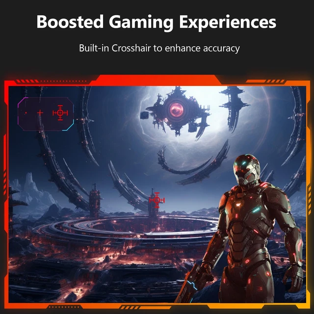 Alt view image 5 of 7 - Z-Edge 27 inch White Gaming Monitor, 1080P 280Hz 240Hz Computer Screen Curved Monitor, 1500R, MPRT 1ms, FreeSync, 350nits, 4000:1 Contrast, UG27P Frameless, DP & HDMI, Metal Stand