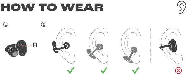 Alt view image 4 of 7 - Soundgear Clips Open Ear Headphones for Situational Awareness - Purple