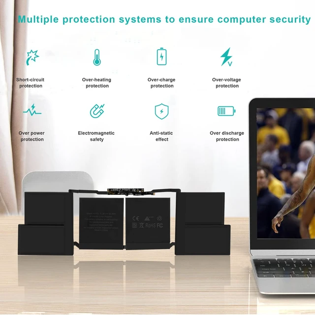Alt view image 5 of 7 - A2113 A2141 Laptop Battery Compatible with MacBook Pro 16-inch A2141(2019 Version) EMC 3347,fits MVVJ2xx/A MVVK2xx/A MVVL2xx/A MVVM2xx/A