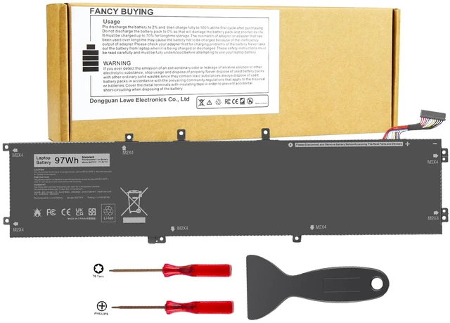 Main image of 97Wh 6GTPY Laptop Battery for Dell XPS 15 9550 9560 9570 7590 Inspiron 15 7500 7501 7590 7591 Vostro 7500 7590 i7-7700HQ 5D91C GPM03 4GVGH 1P6KD 5XJ28 5D91C 5041C D1545 D1645 D1745