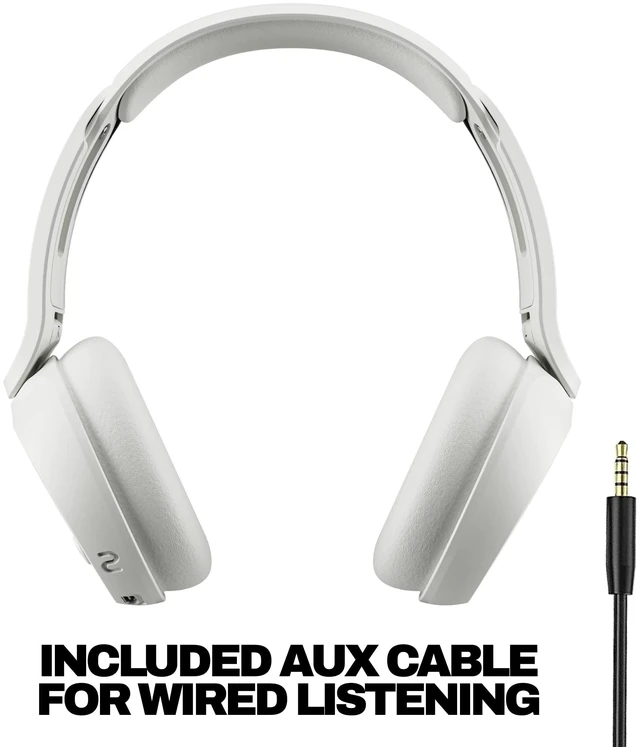Alt view image 5 of 7 - Icon 180 Wireless On-Ear Bluetooth Headphones - Bone 50 Hours Battery, Lightweight and Travel Ready, Secure Fit, Sweat and Water Resistant, Microphone iPhone Android, Foldable