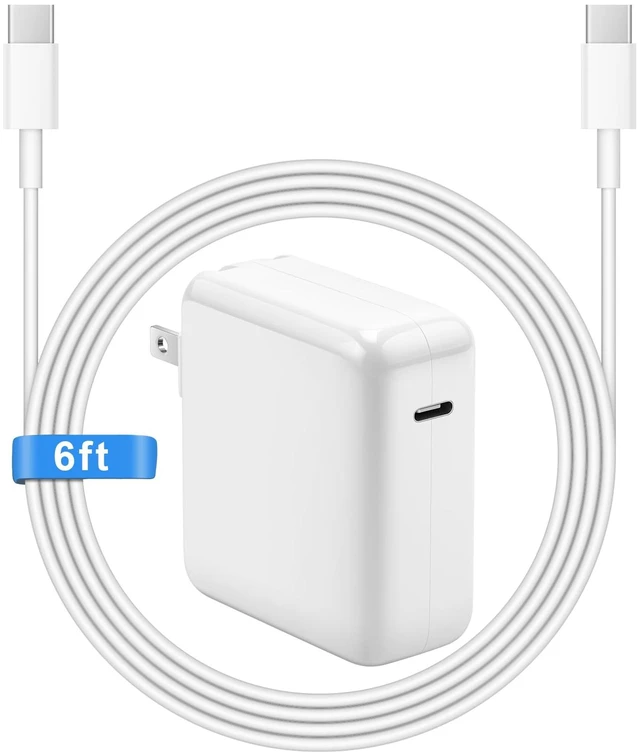 Main image of Charger for MacBook Air Pro 118W 96W 87W 61W USB C Fast Power Adapter Compatible with MacBook Pro/Air, M1 M2 M3 M4 M5, iPad Pro, Samsung Galaxy and More, Includ 6FT USB-C Cable