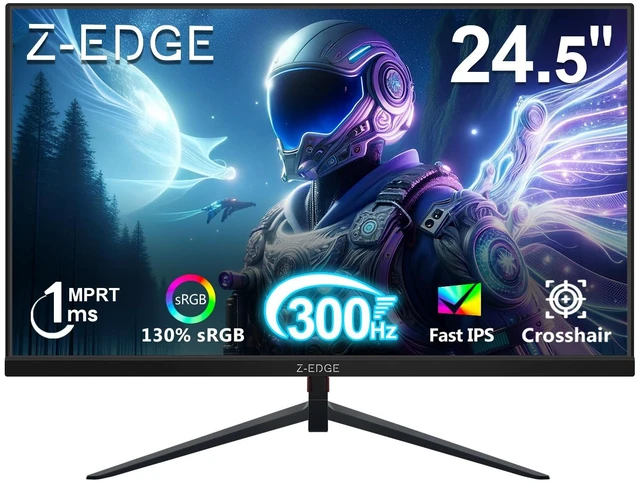 Main image of Z-Edge 24.5 inch 300Hz 280Hz 240Hz Gaming Monitor,FHD 1080p, MPRT 1ms UG25S IPS Monitor Gaming, PC Computer Monitor, 16.7M Colors, DP x2, HDMI x2, for Business,Gaming