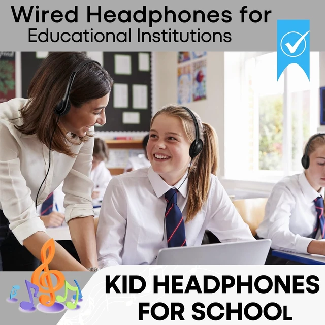 Alt view image 2 of 7 - Bulk Headphones 50 Pack for Kids School Classroom,Wholesale Wired Adjustable On Ear Earphones Class Set for Students Children Toddler Teens Boys Girls and Adult (GS857, Black)