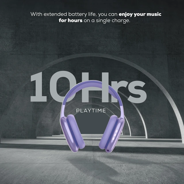 Alt view image 5 of 6 - Platinum Vibe Over-Ear Bluetooth Headphones
