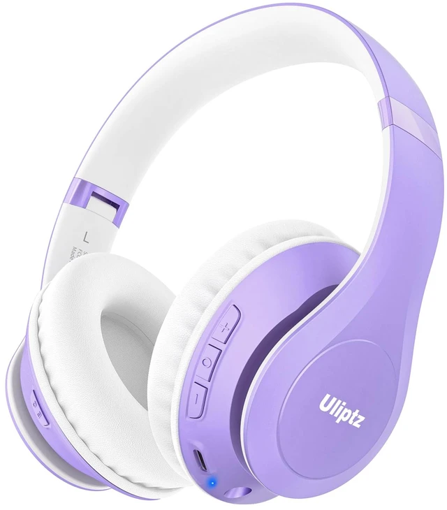 Main image of Bluetooth Headphones Over Ear, Wireless HiFi Stereo Foldable Headset 65H Playtime, Bluetooth 6.0, 6 EQ Modes, Built-in Mic, Deep Bass Stereo, Lightweight Design for Home, Office, Travel & PC