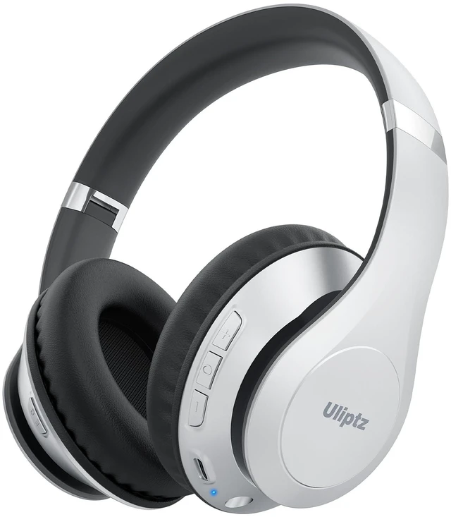 Main image of Bluetooth Headphones Over Ear, Wireless HiFi Stereo Foldable Headset 65H Playtime, Bluetooth 6.0, 6 EQ Modes, Built-in Mic, Deep Bass Stereo, Lightweight Design for Home, Office, Travel & PC