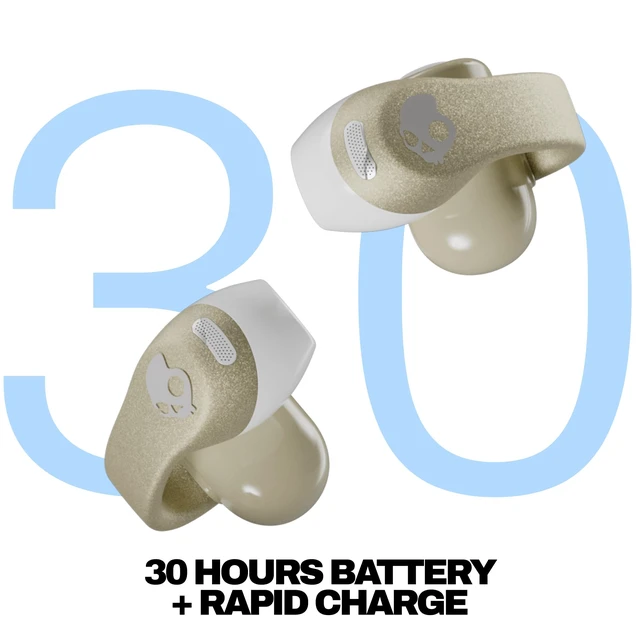 Alt view image 3 of 7 - Push 720 Open Wireless Open-Ear Bluetooth Earbuds - Glimmer Waterproof, Clip-On Lightweight Design, 30 Hours Battery, Wireless Charging Pouch, Exercise, Running Outdoors, Gym, Fitness