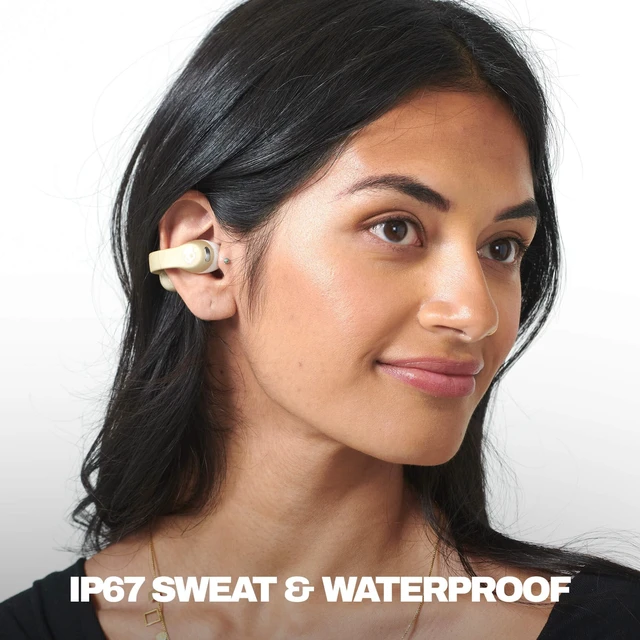 Alt view image 4 of 7 - Push 720 Open Wireless Open-Ear Bluetooth Earbuds - Glimmer Waterproof, Clip-On Lightweight Design, 30 Hours Battery, Wireless Charging Pouch, Exercise, Running Outdoors, Gym, Fitness