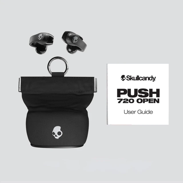 Alt view image 7 of 7 - Push 720 Open Wireless Open-Ear Bluetooth Earbuds - Future Waterproof, Clip-On Lightweight Design, 30 Hours Battery, Wireless Charging Pouch, Exercise, Running Outdoors, Gym, Fitness