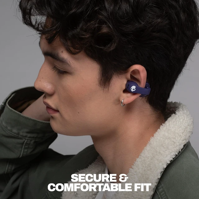 Alt view image 5 of 7 - Push 720 Open Wireless Open-Ear Bluetooth Earbuds - Future Waterproof, Clip-On Lightweight Design, 30 Hours Battery, Wireless Charging Pouch, Exercise, Running Outdoors, Gym, Fitness