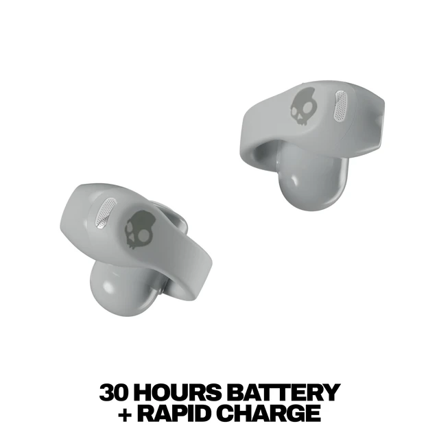 Alt view image 3 of 7 - Push 720 Open Wireless Open-Ear Bluetooth Earbuds - Cement Waterproof, Clip-On Lightweight Design, 30 Hours Battery, Wireless Charging Pouch, Exercise, Running Outdoors, Gym, Fitness