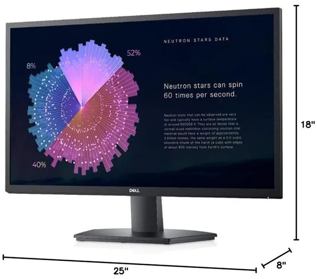 Alt view image 7 of 7 - SE27 Series Monitor, 27" FHD 100 Hz Monitor, Comfortview Plus, VESA, 16:9 Grey to Grey Response Time, Low Blue Light, Flicker Free, Anti Glare, HDMI & VGA, Black