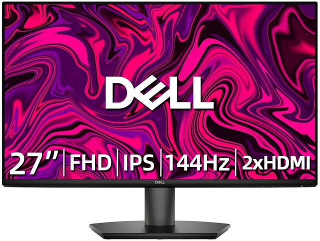 Main image of S27 Series - 27" FHD Monitor - IPS 144Hz Refresh Rate - AMD FreeSync - VESA, 16:9 Monitor, 1000: 1 Contrast Ratio, 1ms MPRT Grey-to-Grey Response Time, Low Blue Light, 2 x HDMI, Black