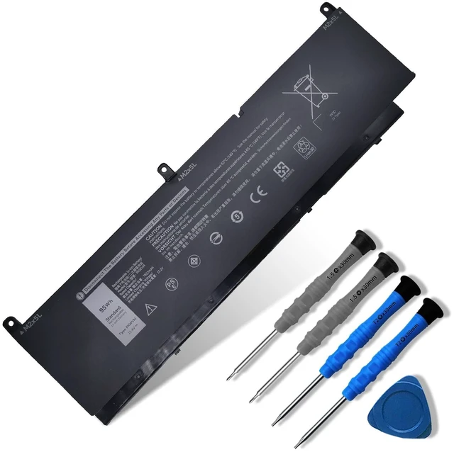 Main image of 95Wh PKWVM Laptop Battery Compatible with Dell Precision 7550 7560 7750 7760 Mobile Workstation P44E P93F P44E001 P44E002 P93F001 Series CR72X 68ND3 0CR72X 0447VR C903V 11.4V 7922mAh