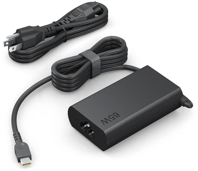 Main image of 65W USB C Laptop Charger for Lenovo Laptop Charger Compatible with Lenovo ThinkPad/Yoga/ThinkBook L580 L590 E580 P43S P53S with Power Cord