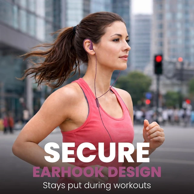 Alt view image 5 of 7 - USB-C Wired Earbuds with Microphone & in-Line Control, Over Ear Earhook, Compatible with iPhone 15 & 16, Samsung, Android Type-C Phones, Secure Fit Sports Running Headset