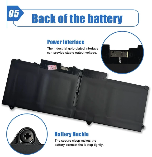 Alt view image 6 of 6 - 58Wh FK0VR Battery Compatible with Dell Latitude 5330 7330 7430 7530 Legion 5330 2-in-1/7330 2-in-1/7430 2-in-1 P133G P134G P135G P136G FKOVR 8H6WD 01VX5 404T8 51R71 8P81K 15.2V 3625mAh