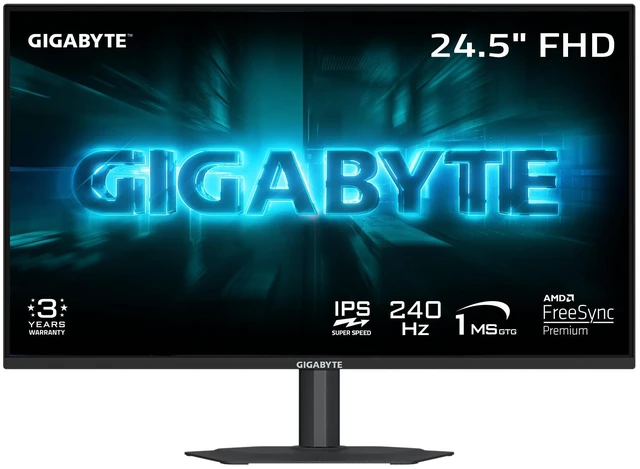 Main image of G25F2A 24.5" SuperSpeed IPS FHD Gaming Monitor Black, FHD 1920x1080, 240Hz, 1ms GTG, HDMI, DP, AMD Freesync Premium, Height and Tilt Adjustable
