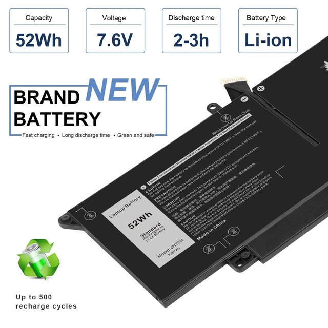 Alt view image 4 of 7 - JHT2H Laptop Battery for Dell Latitude 7310 7410 Latitude 7410 Chromebook Enterprise Series P33S P34 S4V5X2 YY3GJ 2561J Y7HR3 35J09 HRGYV 0HRG WY9MP XMV7T 09YYF 7CXN6 T3JWC K36KR X825P XMT81 XMV7T