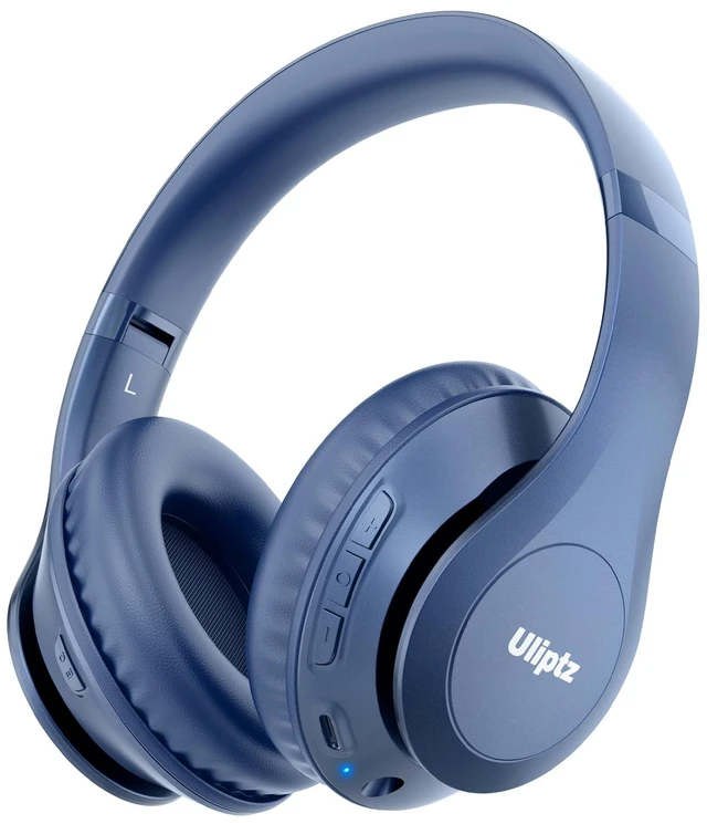 Main image of Bluetooth Headphones Over Ear, Wireless HiFi Stereo Foldable Headset 65H Playtime, Bluetooth 6.0, 6 EQ Modes, Built-in Mic, Deep Bass Stereo, Lightweight Design for Home, Office, Travel & PC