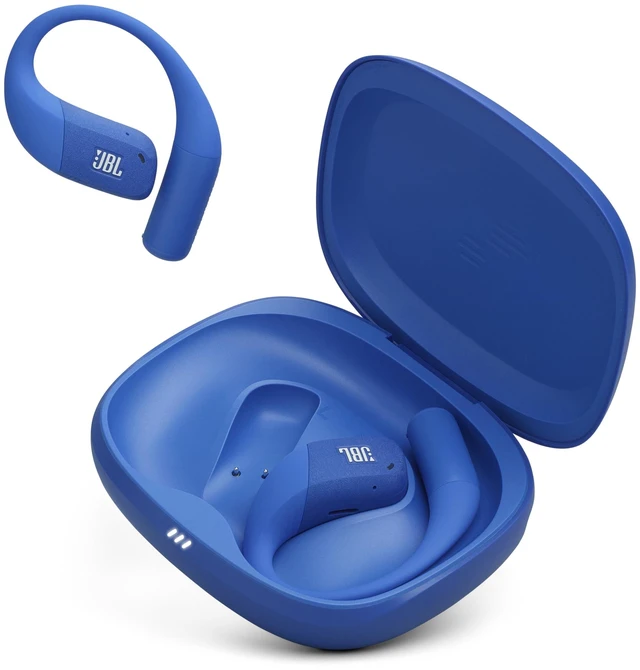 Main image of Endurance Zone Open Ear Earbuds, Waterproof, Secure Fit - Blue IP68 Waterproof Design, up to 32-Hour Playtime With Quick Charge, Secure Earhooks For Running And Outdoor Fitness