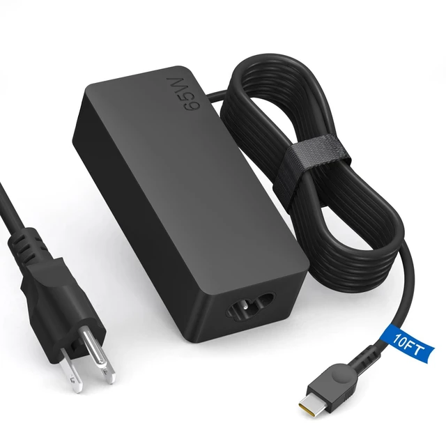 Main image of Replacement for Lenovo Laptop Charger 65W USB C Laptop Charger Compatible with Lenovo Chromebook Thinkpad Yoga Power Adapter,14FT