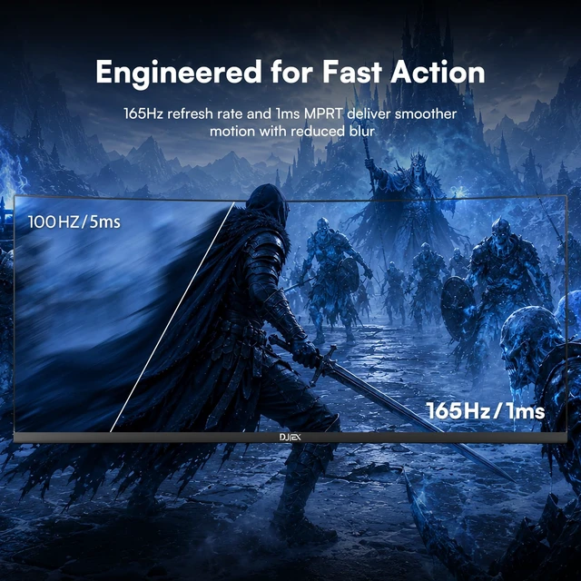 Alt view image 5 of 7 - 34 Inch Ultrawide Curved Gaming Monitor WQHD(2560 x1440) 165Hz, 1500R Tilt Adjustable, 1ms MPRT, 21:9, PIP/PBP, 4000:1, 127%sRGB, FreeSync, HDMI & DP, Panoramic for Office Business