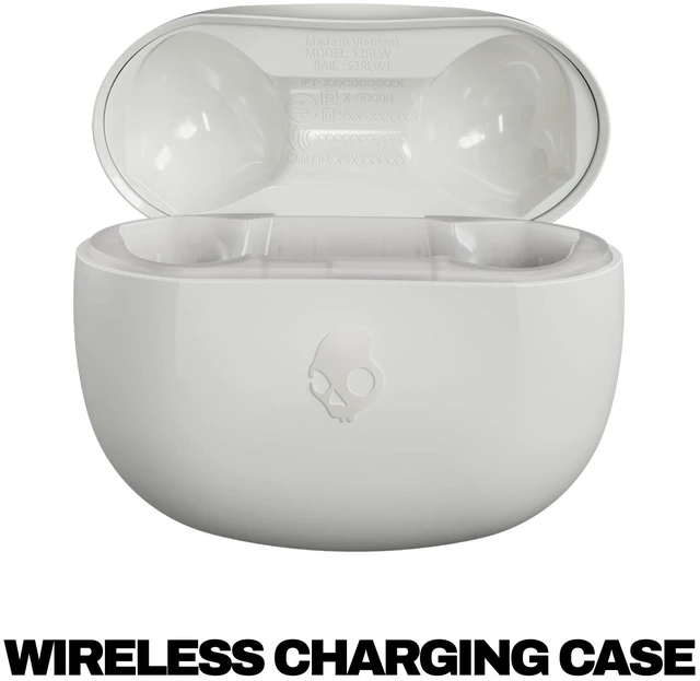 Alt view image 6 of 7 - Rail ANC Active Noise Cancelling Wireless Earbuds - Bone/Orange In-Ear, Bluetooth Headphones, Noise Cancellation, 38 Hours Battery, Microphone for iPhone Android, Customizable Sound