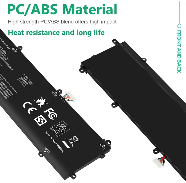 Alt view image 4 of 7 - BN06XL L68299-005 Battery for HP Spectre X360 BN06XL 15 15-eb000 15-eb0xxx 15-eb1xxx 15-EB0053DX 15-EB0043DX 15-EB1043DX 15T-EB000 15T-EB100 15T-EB 15-EB Series BNO6XL BN06072XL L68235-1C1 11.55V