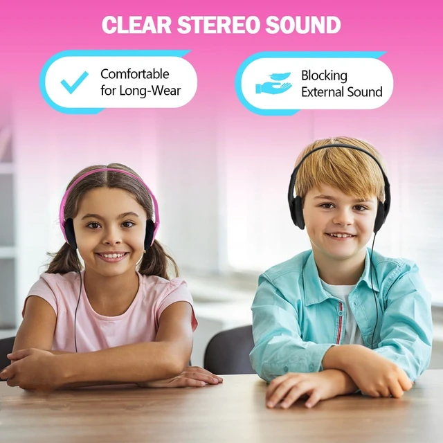 Alt view image 7 of 7 - Kids Headphones Bulk 100 Pack for School Classroom Students Children Toddler Boys Girls Teen Adults