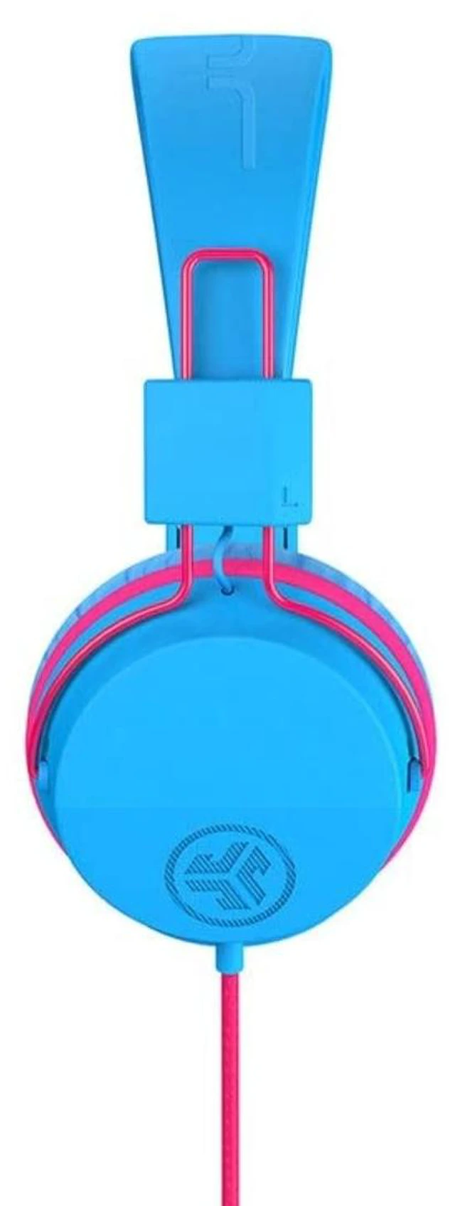 Alt view image 2 of 6 - JBuddies Studio Wired Kid Headphones, On-Ear, Cotton Candy, Volume Limited, Folding, Adjustable, Noise Isolation, with Mic