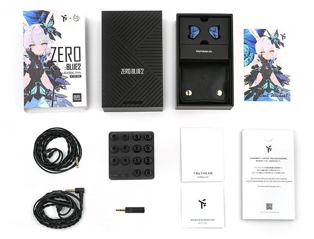 Alt view image 4 of 7 - x Crinacle Zero: BLUE2 Dual Dynamic Drivers in-Ear Headphone with Detachable Cable (3.5mm+mic Cable)