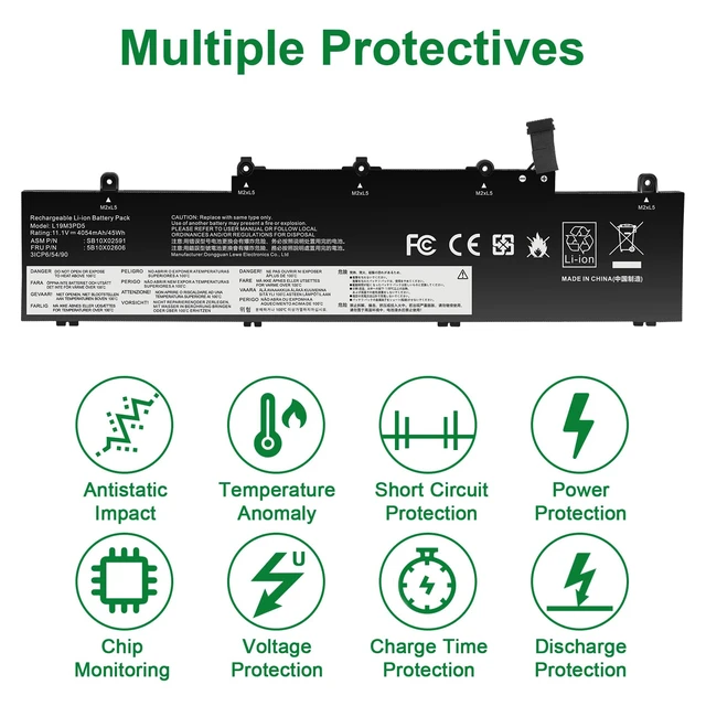Alt view image 4 of 7 - L19M3PD5 L19C3PD5 L19L3PD5 Laptop Battery Compatible with Lenovo Thinkpad E14 Gen 2 20T6 20TA/ E14 Gen 3 20Y7 20YD 20YE/ E15 Gen 2 20T8 20TD,SB10X02597 5B10X02600 L19D3PD5 L20C3PD4 L20D3PD4 L20L3PD4