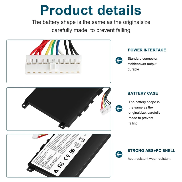 Alt view image 3 of 7 - BTY-M6L MS-16Q2 MS-16Q3 Laptop Battery Compatible with MSI GS65 GS75 Stealth Thin 8RF 8SE 8SF 8SG 9RE 9SD 9SE 9SF 9SG PS63 PS42 8RB Modern 8RC 8SC P65 Creator 8RD 8RF 8RE 8SF 9SE P75 Creator 9SC 9SE